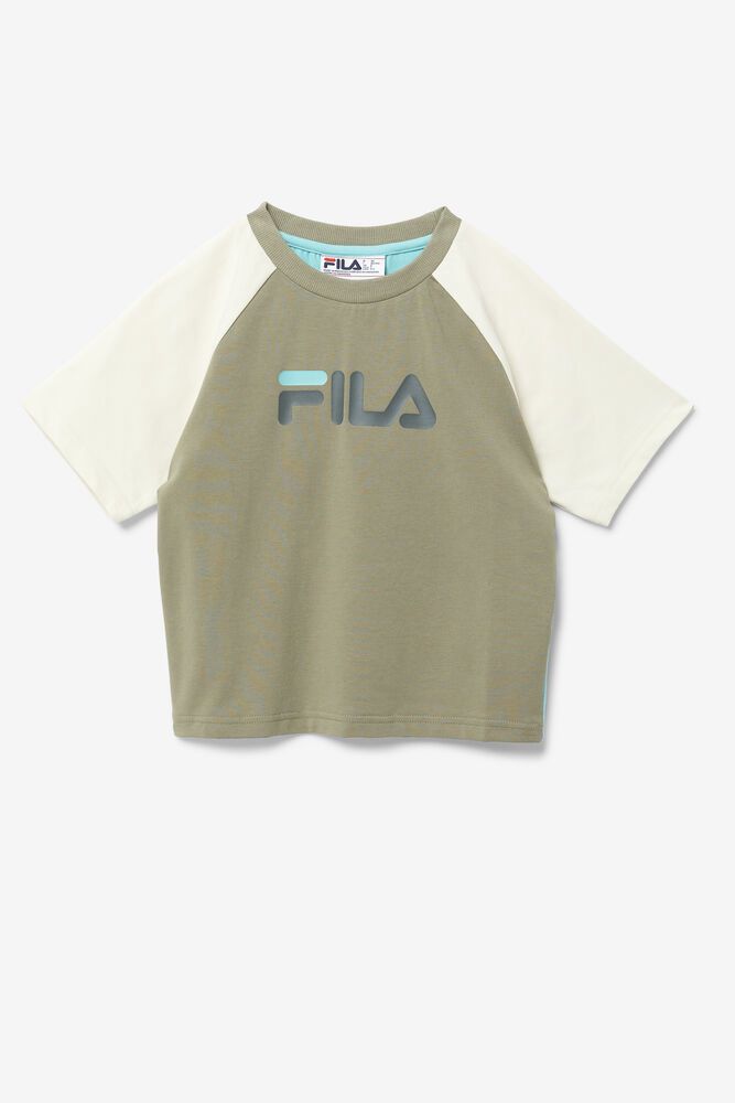 Fila Aisha Olive T-Shirt Womens - NZ 91452-DWAJ